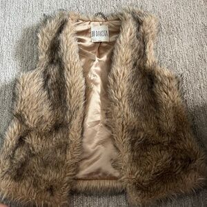 faux fur vest